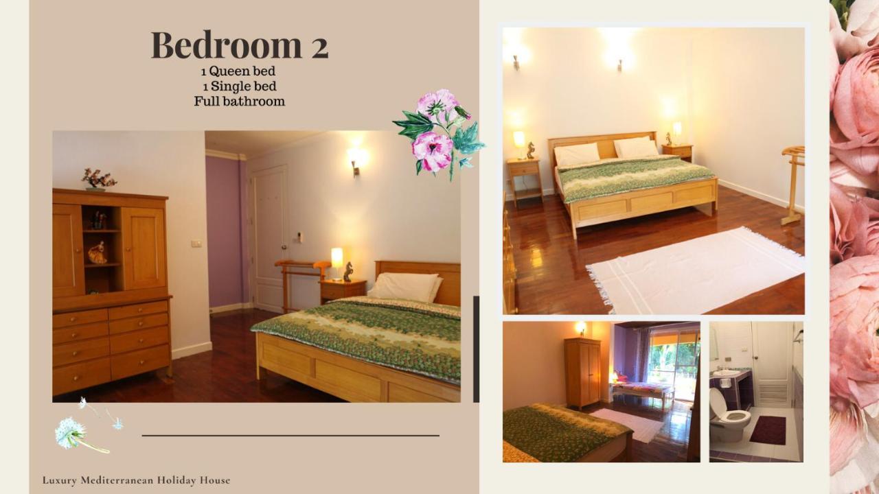 300M From Beach - Luxury Mediterranean Holiday House - Pets Welcome Bang Sare Buitenkant foto